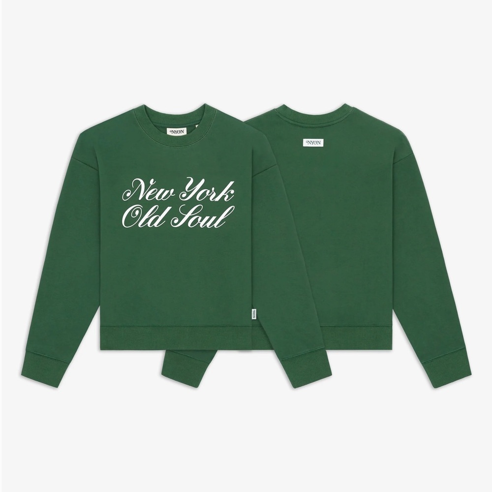 NYON New York or Nowhere Green Women’s crewneck